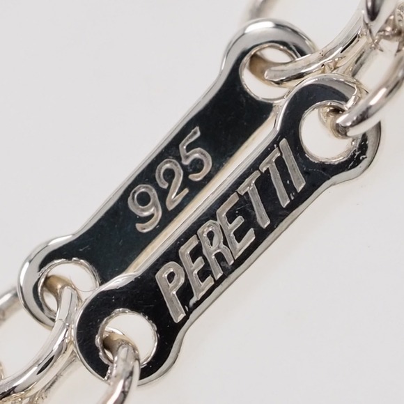 TIFFANY Open Heart Silver 925 Women's Necklace - Picture 6 of 7